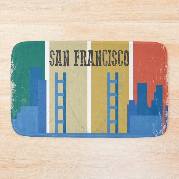 Item preview, San Francisco Golden Gate Bridge Retro Vintage  designed and sold by HStudioPrints.
