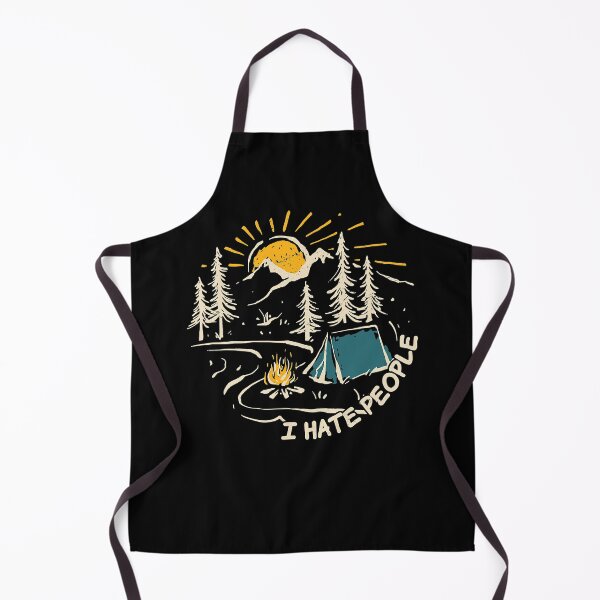Item preview, CAMPING I Hate People Vintage Hiking Outdoor Retro Camper designed and sold by AnttilaIt.