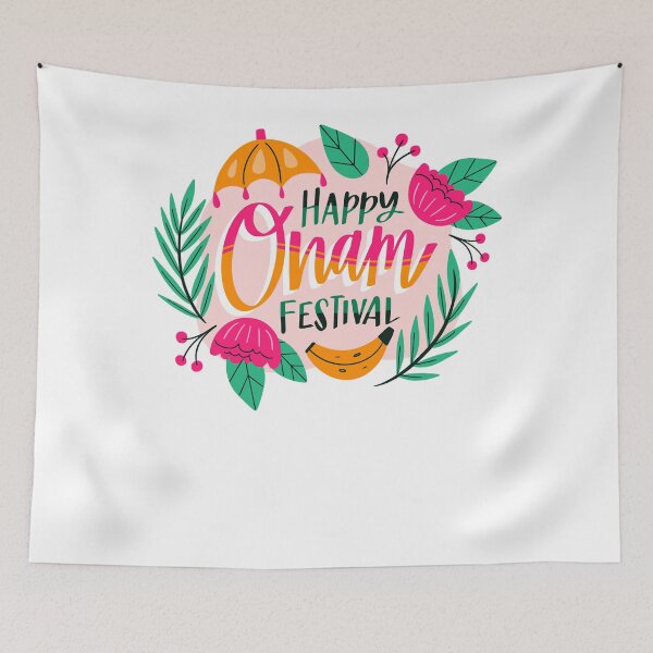 Item preview, Happy Onam Sticker designed and sold by FrewinMason.