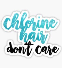 Pegatina pelo de cloro