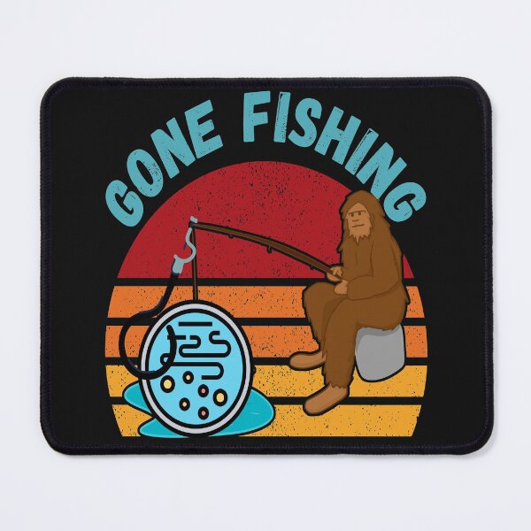 Item preview, MEDICAL LAB SCIENTIST TECH RETRO BIG FOOT GONE FISHING FUNNY MICROBIOLOGY  designed and sold by Hippiesole.