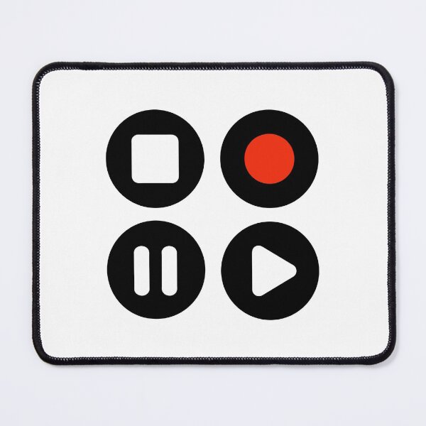 Item preview, Audio Symbols (Stop, Record, Pause, Play) designed and sold by Jimmy DeRosa.