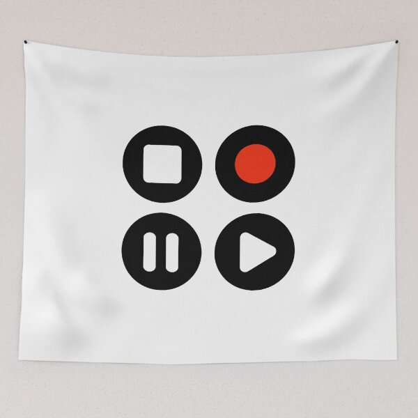 Item preview, Audio Symbols (Stop, Record, Pause, Play) designed and sold by Jimmy DeRosa.