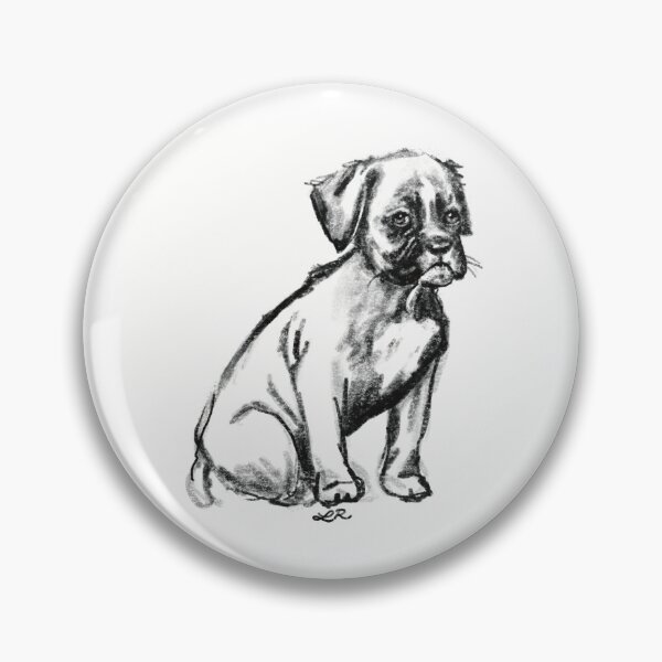 Aperçu de l'œuvre Chiot Boxer créée et vendue par ThePaintedLace.
