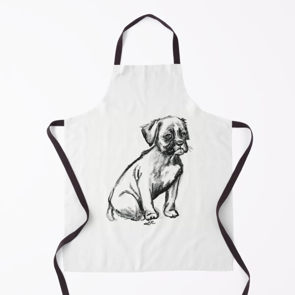 Aperçu de l'œuvre Chiot Boxer créée et vendue par ThePaintedLace.