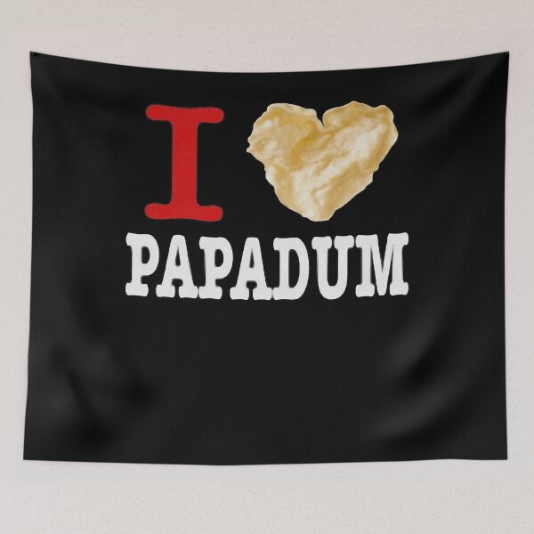 Item preview, I love papadum Cap tshirt designed and sold by FrewinMason.