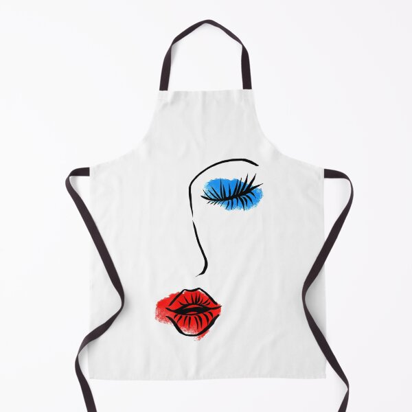 Item preview, Abstract Art Face Sketch Lipstick Makeup designed and sold by ClareMadelane.