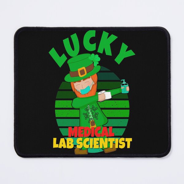 Item preview, LUCKY MEDICAL LAB SCIENTIST DABBING LEPRECHAUN MEDICAL LABORATORY SCIENTIST designed and sold by Hippiesole.