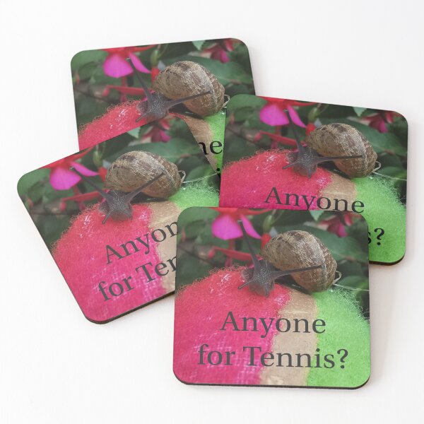 Item preview, Snail, Anyone for Tennis? designed and sold by Bumpulous.