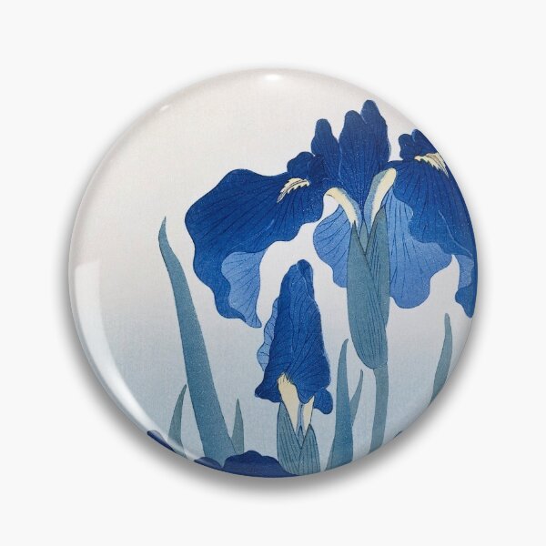 Item preview, Ohara Koson (1877-1945) Iris Flowers designed and sold by DrMcFlowerFace.