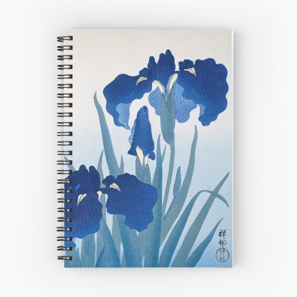 Item preview, Ohara Koson (1877-1945) Iris Flowers designed and sold by DrMcFlowerFace.
