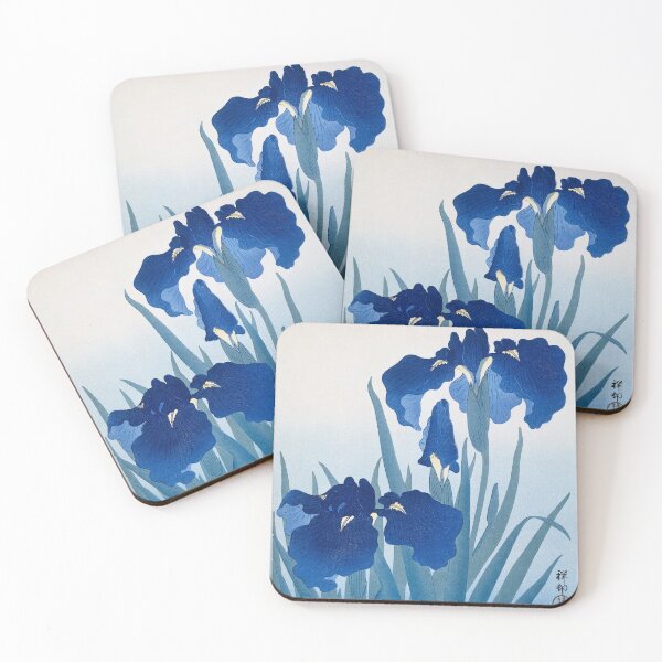 Item preview, Ohara Koson (1877-1945) Iris Flowers designed and sold by DrMcFlowerFace.