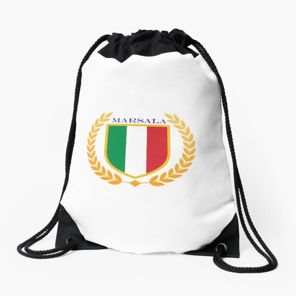 Marsala Italy Drawstring Bag