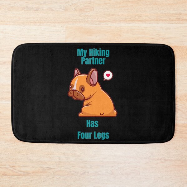 Item preview, My Hiking Partner Has Four Legs, dog lovers t-shirt and hiking designed and sold by AitElmMost.