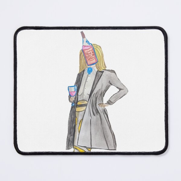 Item preview, punny wine tv show character designed and sold by pundersome by @gillyguire.