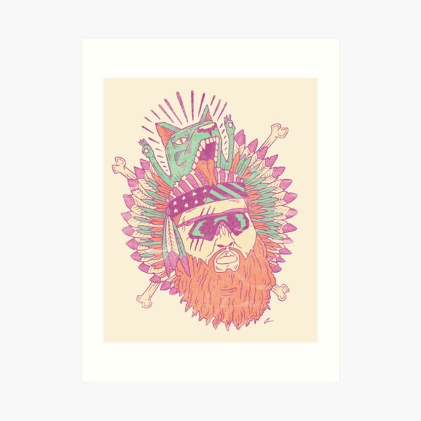 All American Bronson Art Print