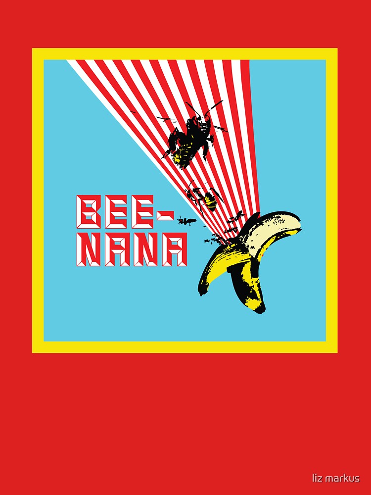BEE-NANA (the banana filled with bees) by spookyliz