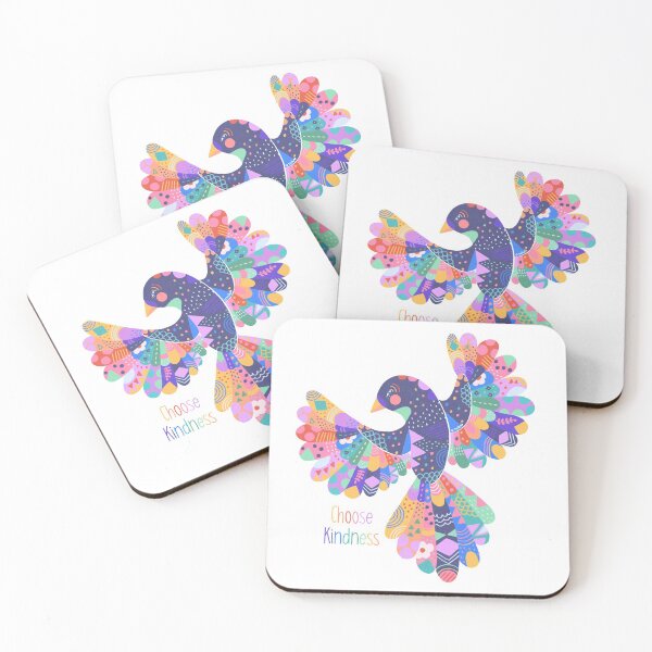 Item preview, Choose Kindness Colourful Bird  designed and sold by tashalouisemay.