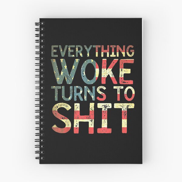 Item preview, Everything Woke Turns To Shit T-Shirt designed and sold by Tourane-Navy.