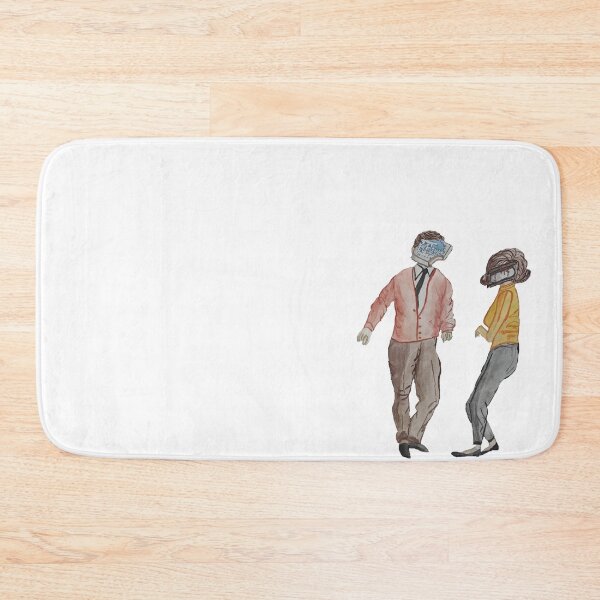 Item preview, punny 60s sitcom couple designed and sold by pundersome by @gillyguire.