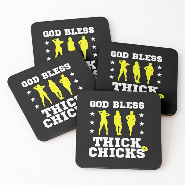 Item preview, God Bless Thick Chicks designed and sold by yass-art.