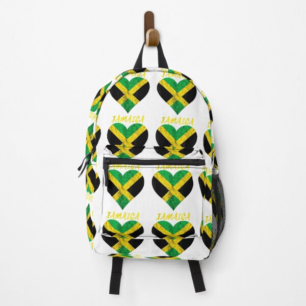 Item preview, Jamaican Heart Jamaica Flag designed and sold by ClareMadelane.