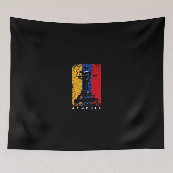 Item preview, Mother Armenia Yerevan Armenia Vintage Distressed Flag designed and sold by tamezleida.