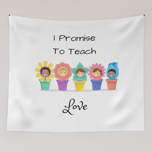 Item preview, I Promise To Teach Love, teaching is my superpower designed and sold by MamaSweetea.