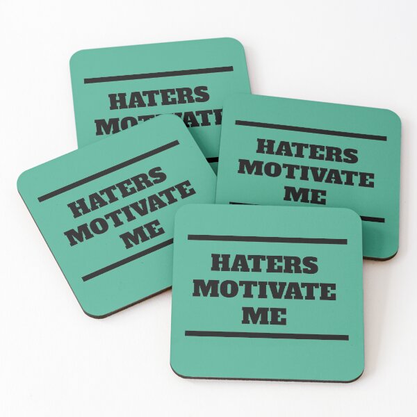 Item preview, Haters motivate me  designed and sold by Brifuncreations.