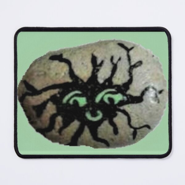 Item preview, Cracked Stone Face Green designed and sold by craftsbydaphy.