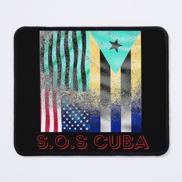 Item preview, Half American Cuban Flag SOS Cuba Vintage - Transform Vivid Half-Caste Gift designed and sold by DKA-2ndBoy.
