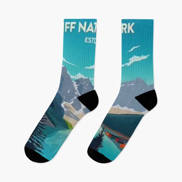Item preview, Travel Poster of Moraine Lake in Banff National Park -E copy designed and sold by pelangiindah.