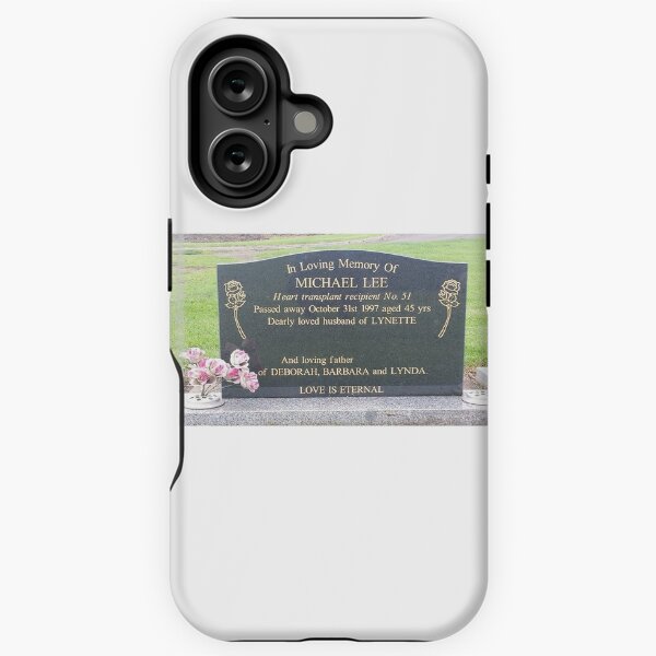 In loving memory of Michael Lee iPhone Tough Case
