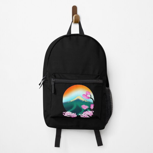 Artikelvorschau, Morgen Mt Fuji mit Sakura Blätter Vulkan entworfen und verkauft von TropicalHut.