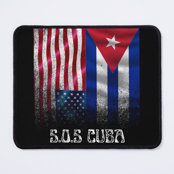 Item preview, Half American Cuban Flag SOS Cuba Vintage - Break Apart Half-Caste Gift designed and sold by DKA-2ndBoy.