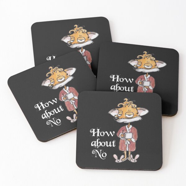 Item preview, Funny Coffee drinking fox drawing gift idea for men designed and sold by BRtisticDesigns.