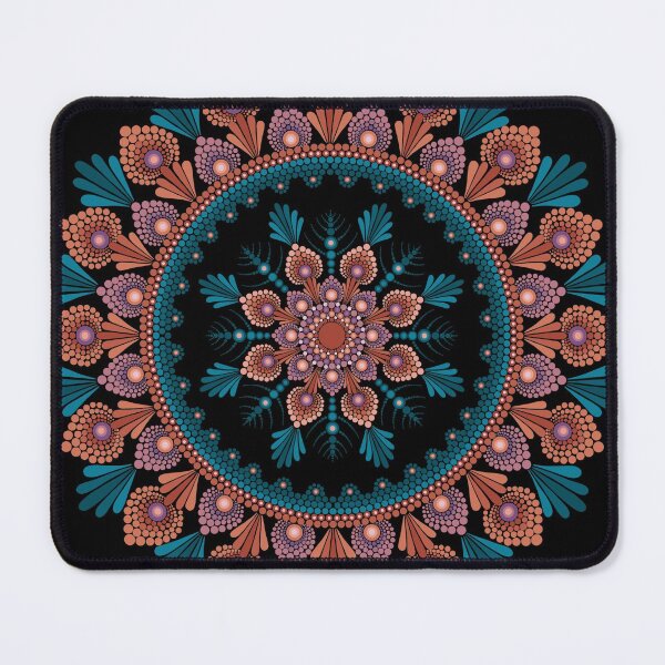 Item preview, Floral Dotillism Mandala  designed and sold by Shaseldine.