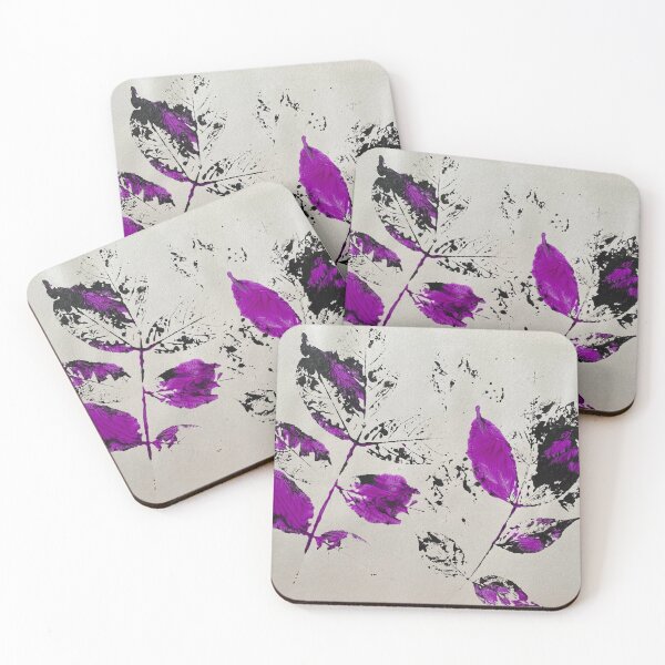 Item preview, Colored Leaf Print designed and sold by QuartzInkPot.