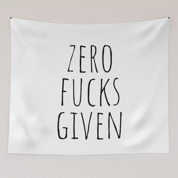 Item preview, Zero Fucks Given designed and sold by KarolinaPaz.