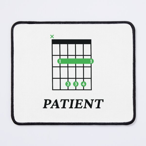 Item preview, B Patient B Guitar Chord Tab Light Theme designed and sold by nightsworthy.