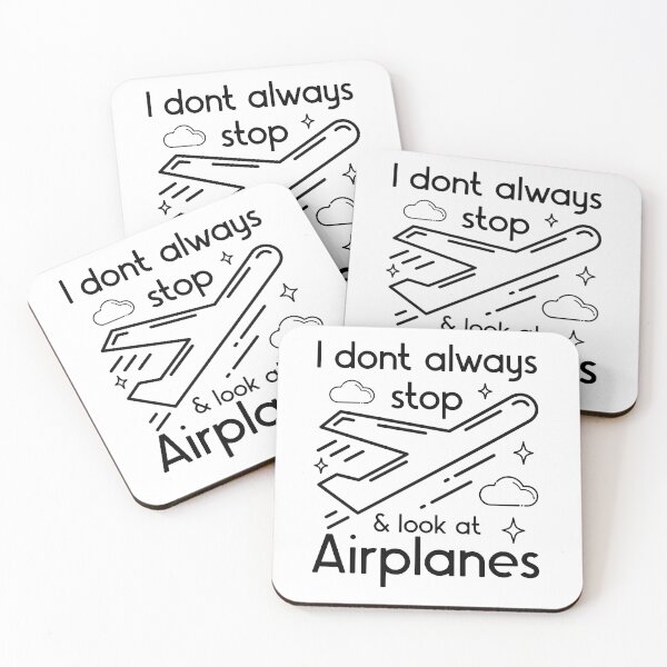 Item preview, Dont Always Stop And Look At Airplanes Graphic and Text Design  designed and sold by NightGleam.