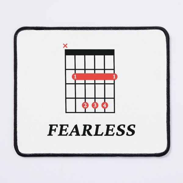 Item preview, B Fearless B Guitar Chord Tab Light Theme designed and sold by nightsworthy.