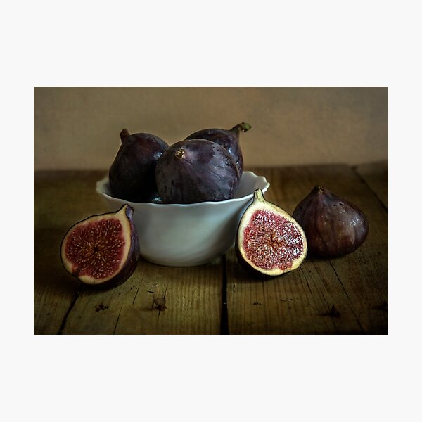 Still life with fresh figs Photographic Print