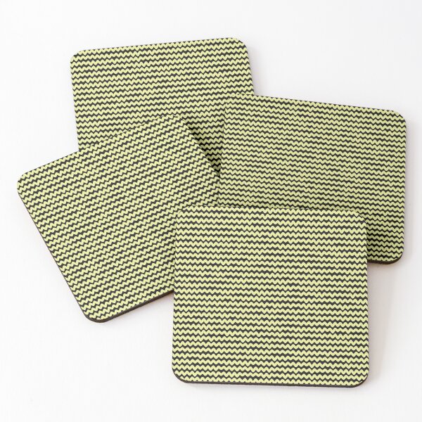 Item preview, Trendy Canary Yellow and Black Chevron Pattern designed and sold by Tamas Das.