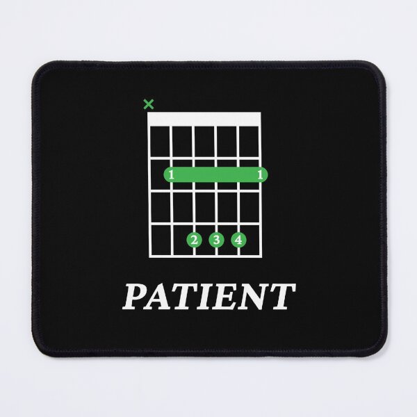Item preview, B Patient B Guitar Chord Tab Dark Theme designed and sold by nightsworthy.