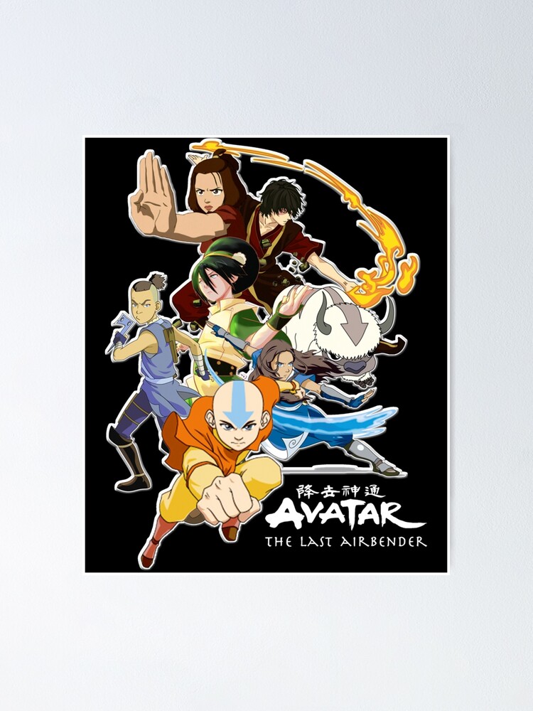 "Retro The Legend of Korra Anime Charaktere Avatar The Last Airbender