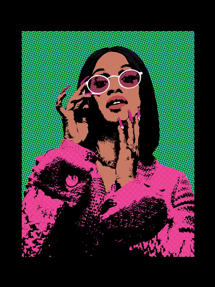 Cardi B Pop Art