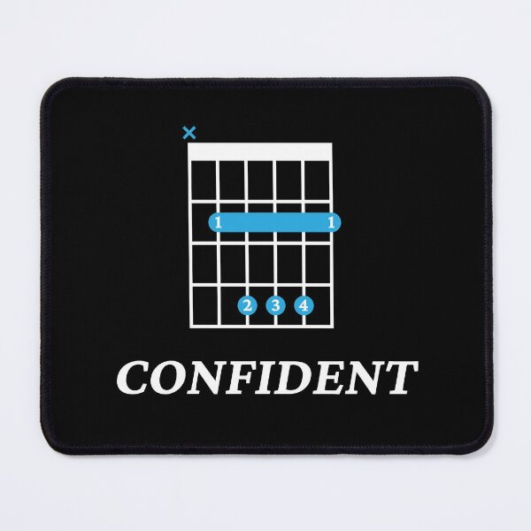 Item preview, B Confident B Guitar Chord Tab Dark Theme designed and sold by nightsworthy.