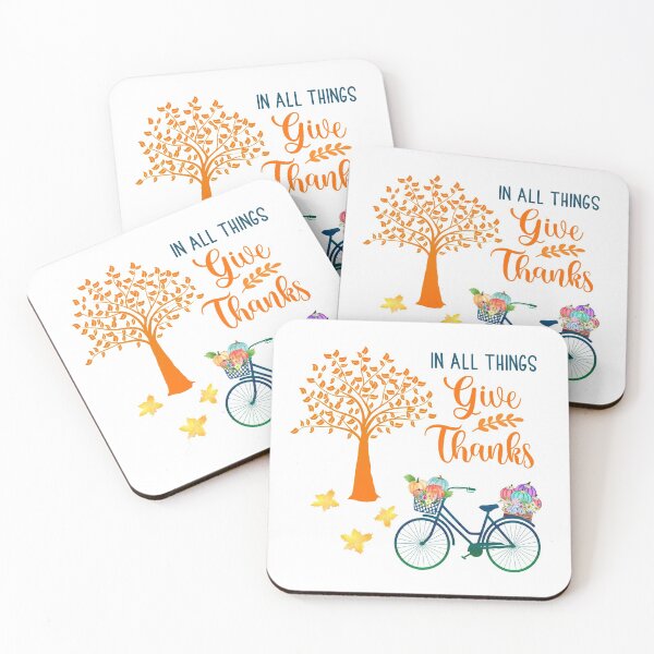 Item preview, In All Things Give Thanks- Fall Thanksgiving Gifts designed and sold by younghopes.