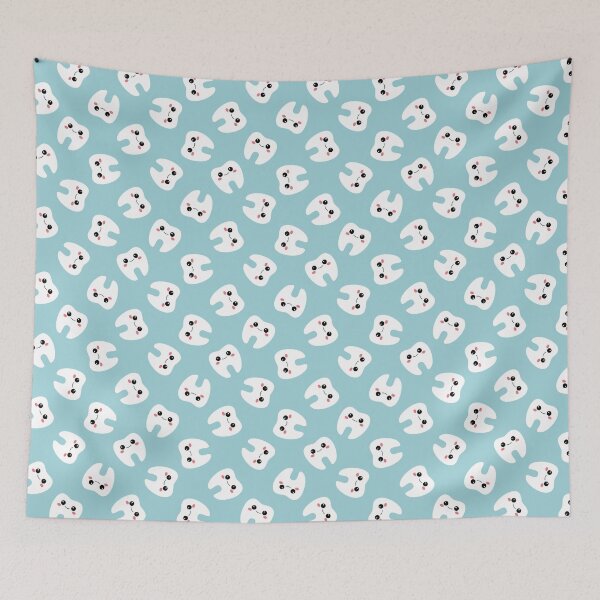 Item preview, Cute Tooth (Pattern - Aqua) designed and sold by eddsi.
